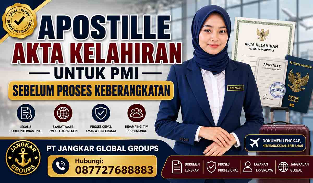 Apostille Akta Kelahiran untuk PMI Sebelum Proses Keberangkatan