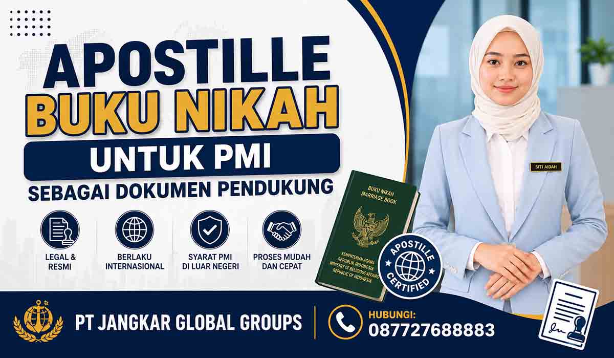 Apostille Buku Nikah untuk PMI sebagai Dokumen Pendukung