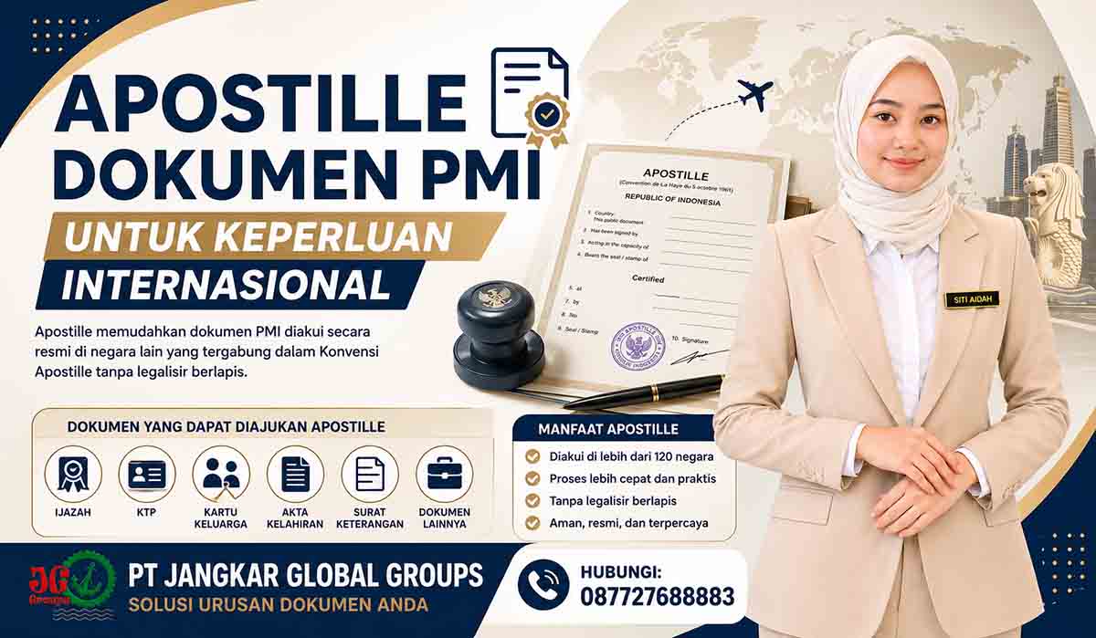 Apostille Dokumen PMI untuk Keperluan Internasional