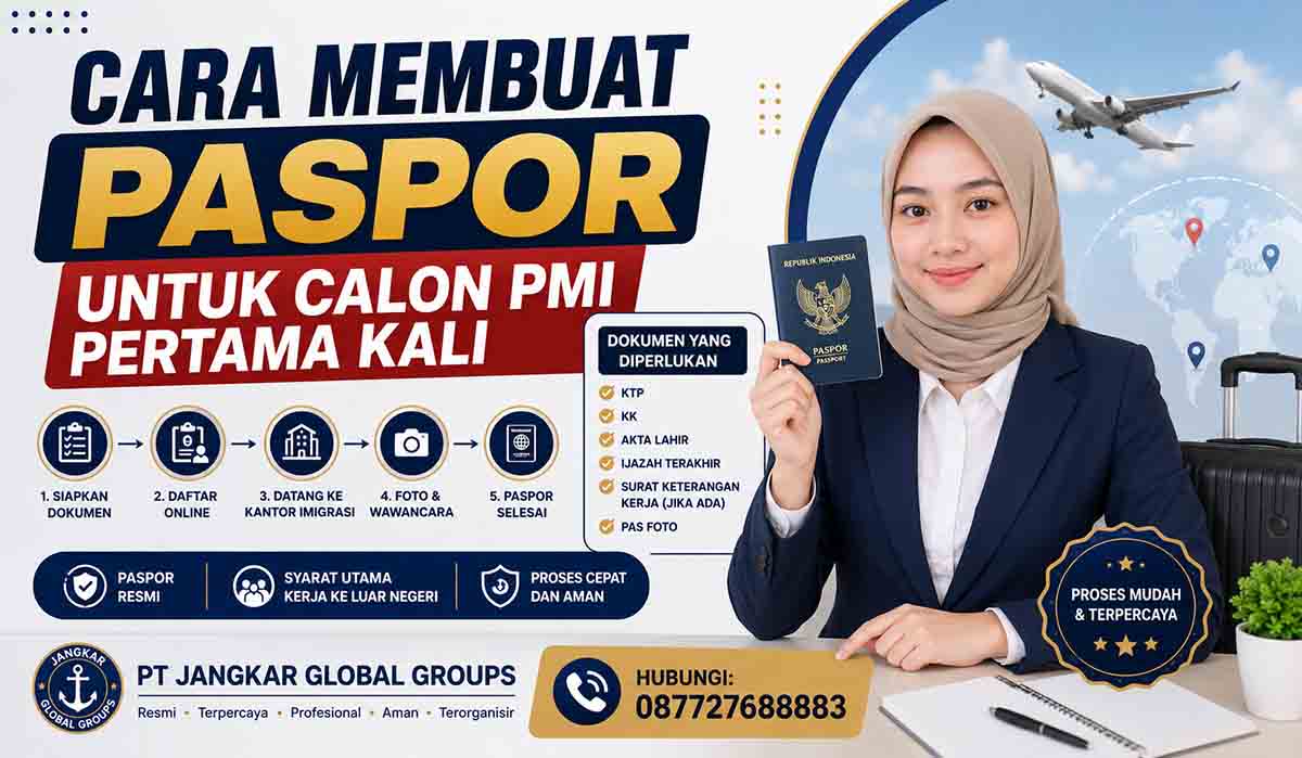 Cara Membuat Paspor untuk Calon PMI Pertama Kali
