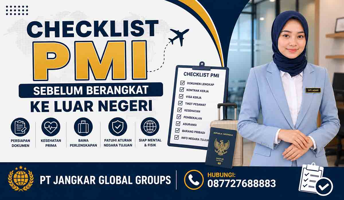 Checklist PMI Sebelum Berangkat ke Luar Negeri