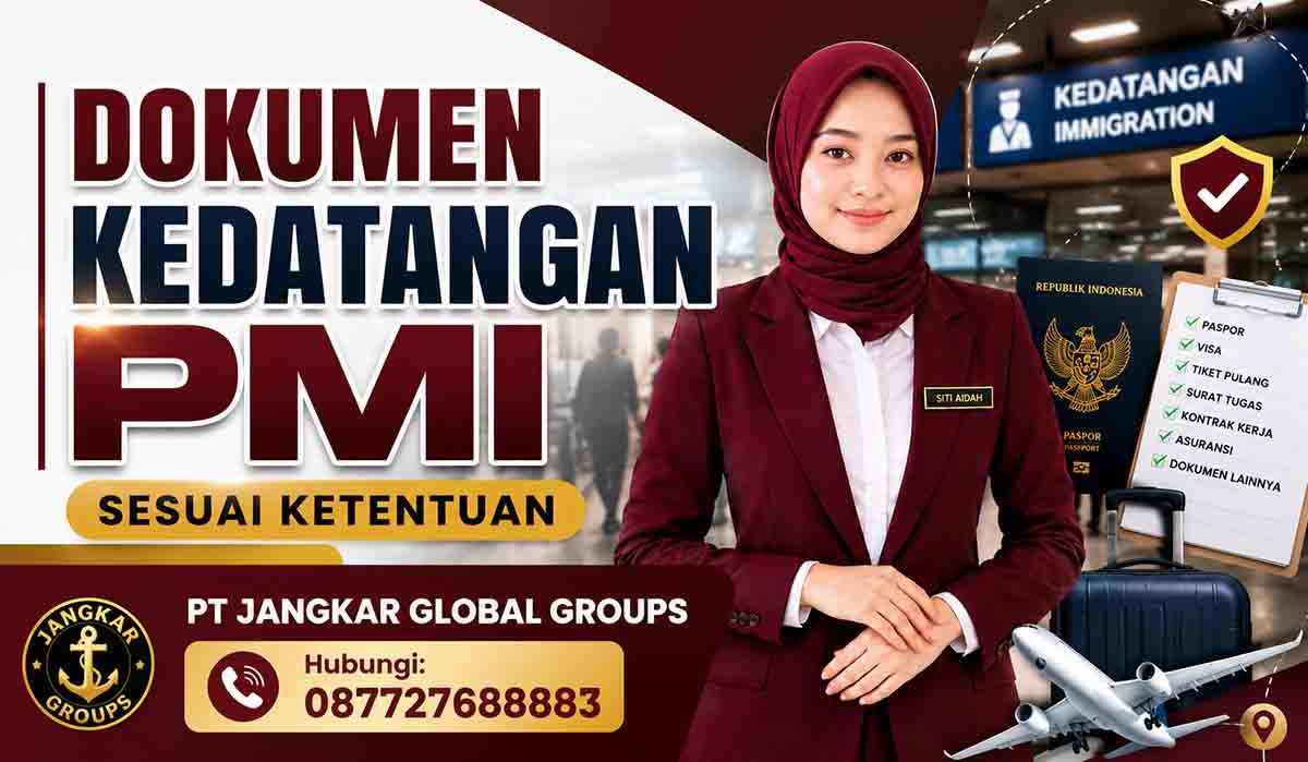 Dokumen Kedatangan PMI Sesuai Ketentuan