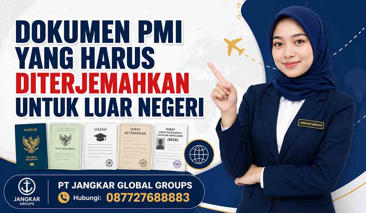Dokumen PMI yang Harus Diterjemahkan untuk Luar Negeri