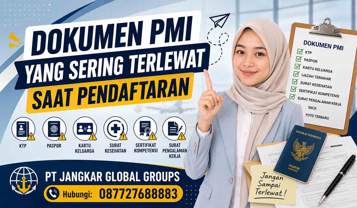 Dokumen PMI yang Sering Terlewat Saat Pendaftaran