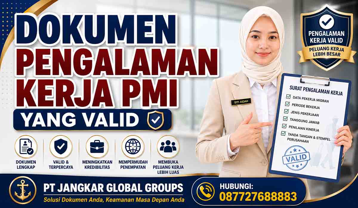 Dokumen Pengalaman Kerja PMI yang Valid