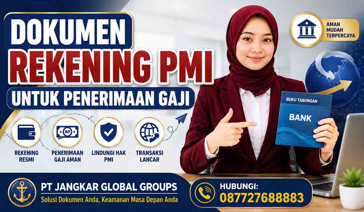 Dokumen Rekening PMI untuk Penerimaan Gaji