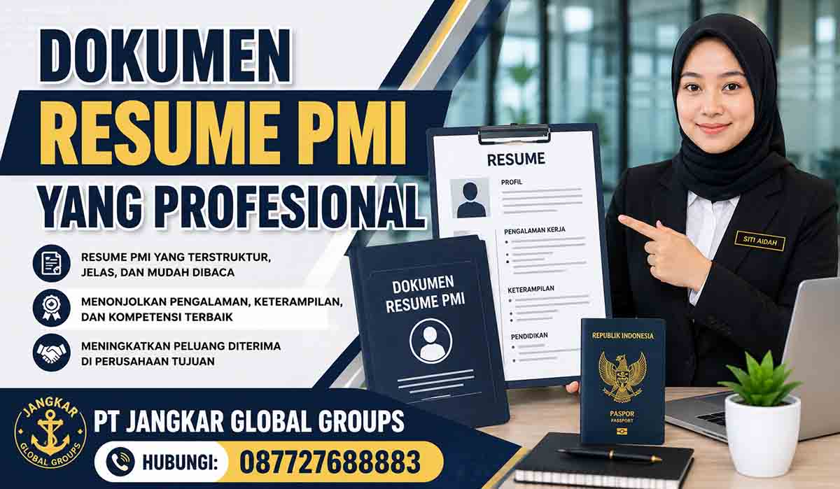 Dokumen Resume PMI yang Profesional