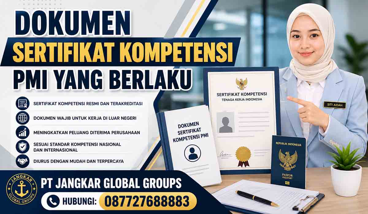 Dokumen Sertifikat Kompetensi PMI yang Berlaku
