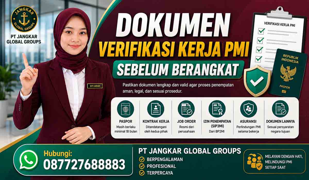 Dokumen Verifikasi Kerja PMI Sebelum Berangkat