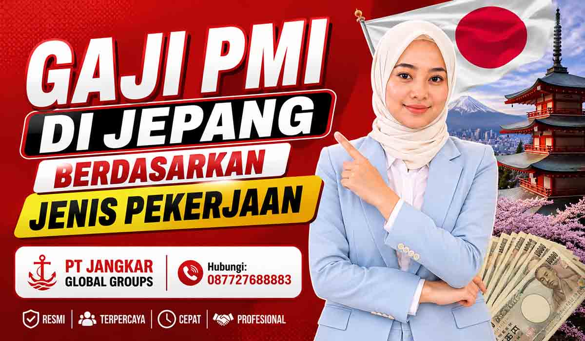 Gaji PMI di Jepang Berdasarkan Jenis Pekerjaan