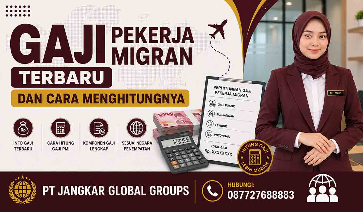 Gaji Pekerja Migran Terbaru dan Cara Menghitungnya