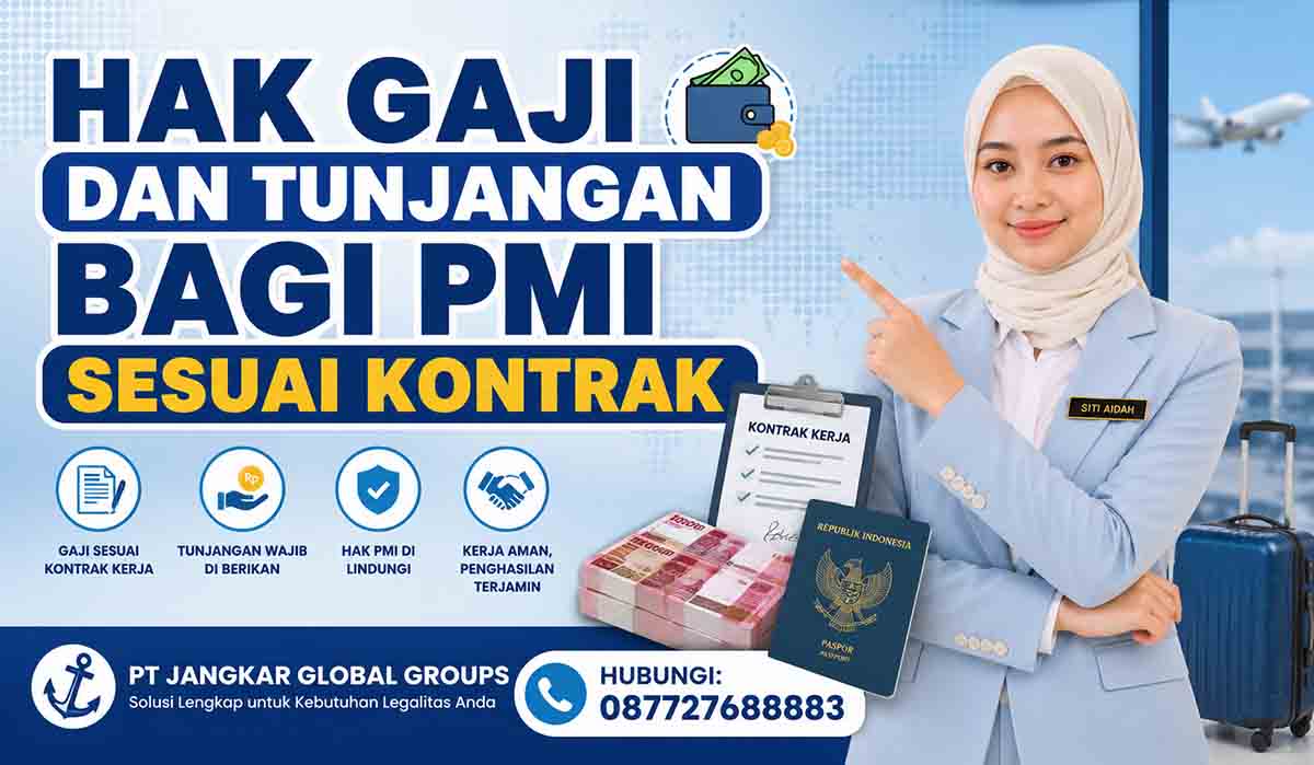 Hak Gaji dan Tunjangan bagi PMI Sesuai Kontrak