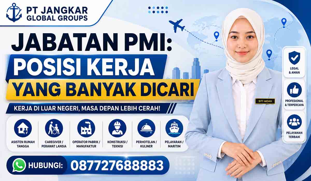 Jabatan PMI: Posisi Kerja yang Banyak Dicari