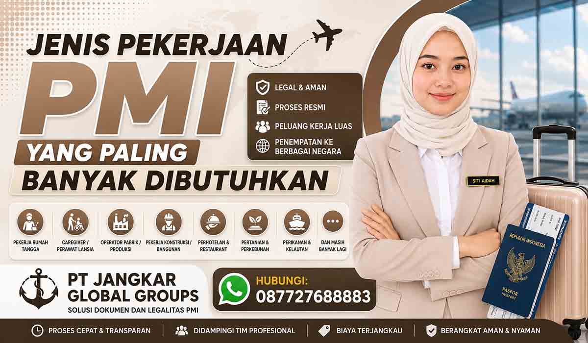 Jenis Pekerjaan PMI yang Paling Banyak Dibutuhkan