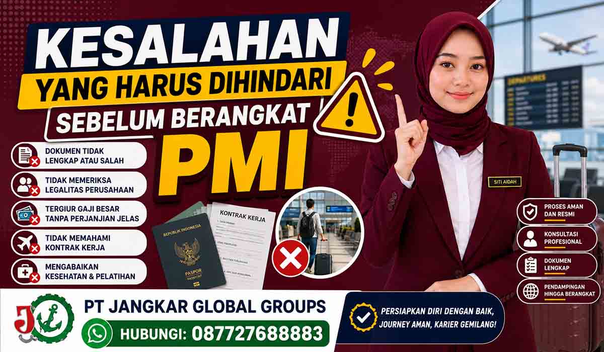 Kesalahan yang Harus Dihindari Sebelum Berangkat PMI