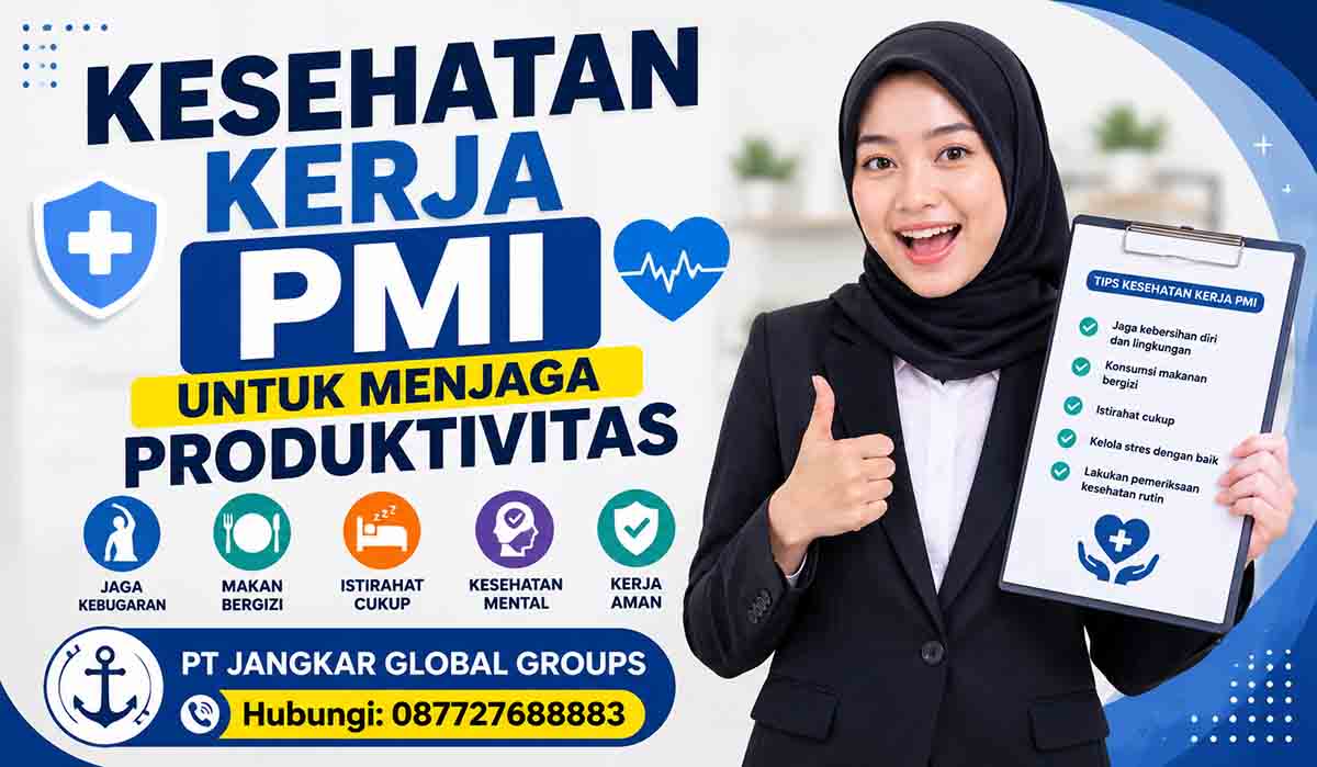 Kesehatan Kerja PMI untuk Menjaga Produktivitas