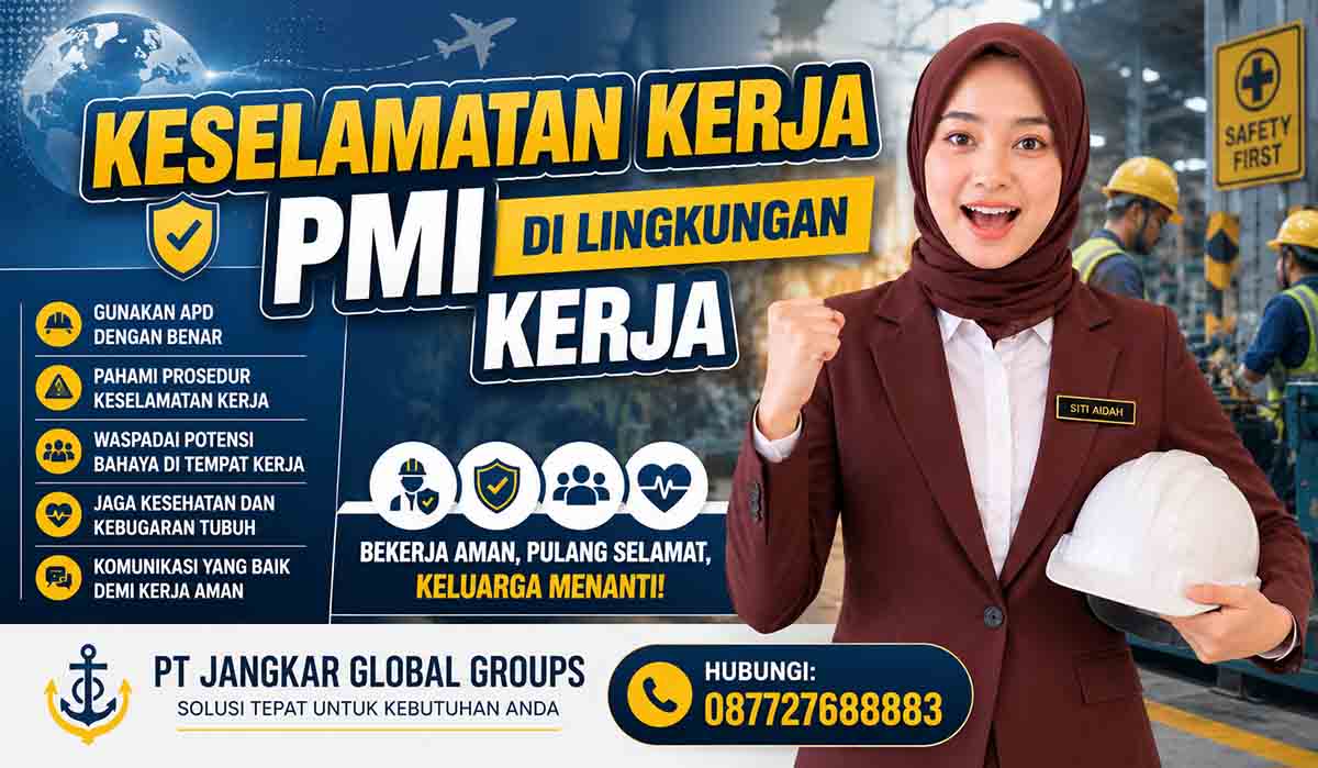 Keselamatan Kerja PMI di Lingkungan Kerja