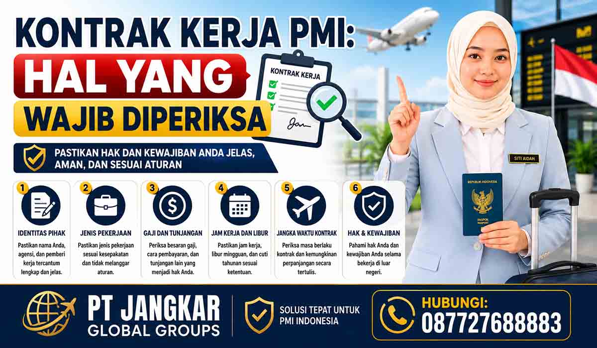 Kontrak Kerja PMI: Hal yang Wajib Diperiksa