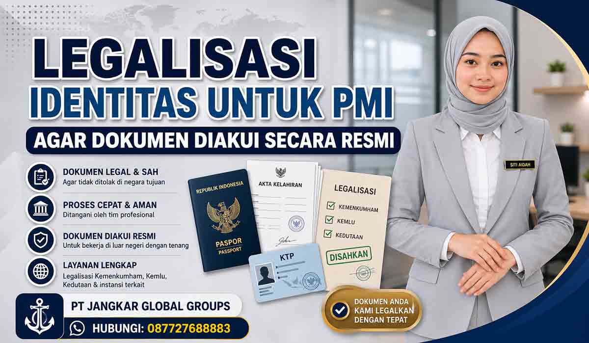 Legalisasi Identitas untuk PMI agar Dokumen Diakui Secara Resmi