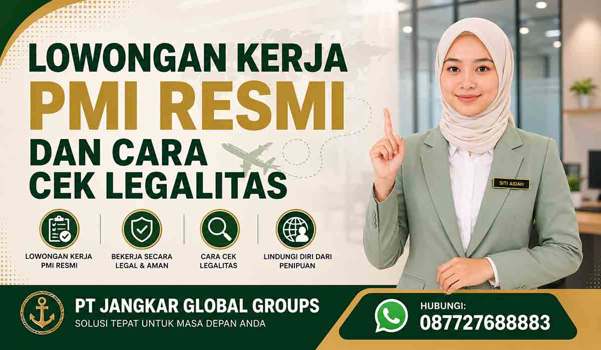 Lowongan Kerja PMI Resmi dan Cara Cek Legalitas