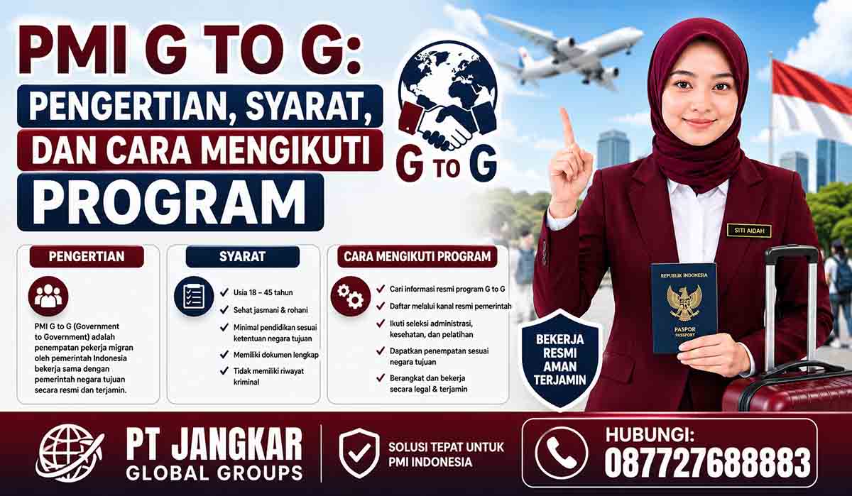 PMI G to G Pengertian Syarat dan Cara Mengikuti Program