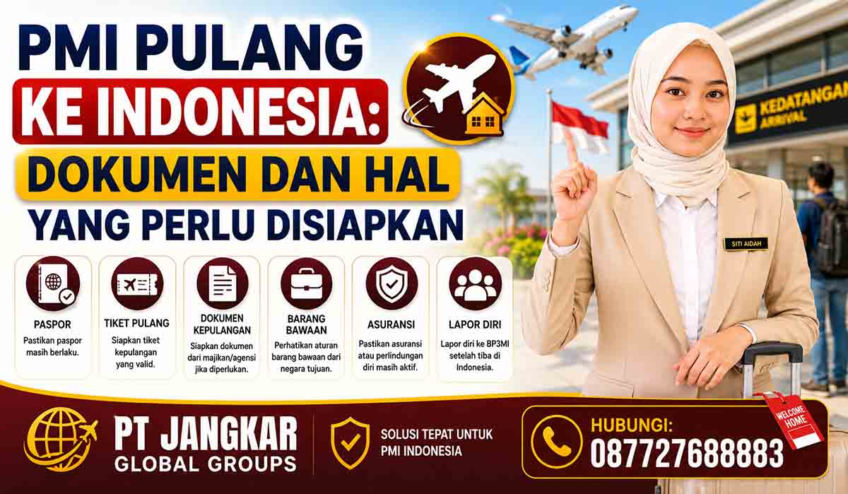 PMI Pulang ke Indonesia Dokumen dan Hal yang Perlu Disiapkan