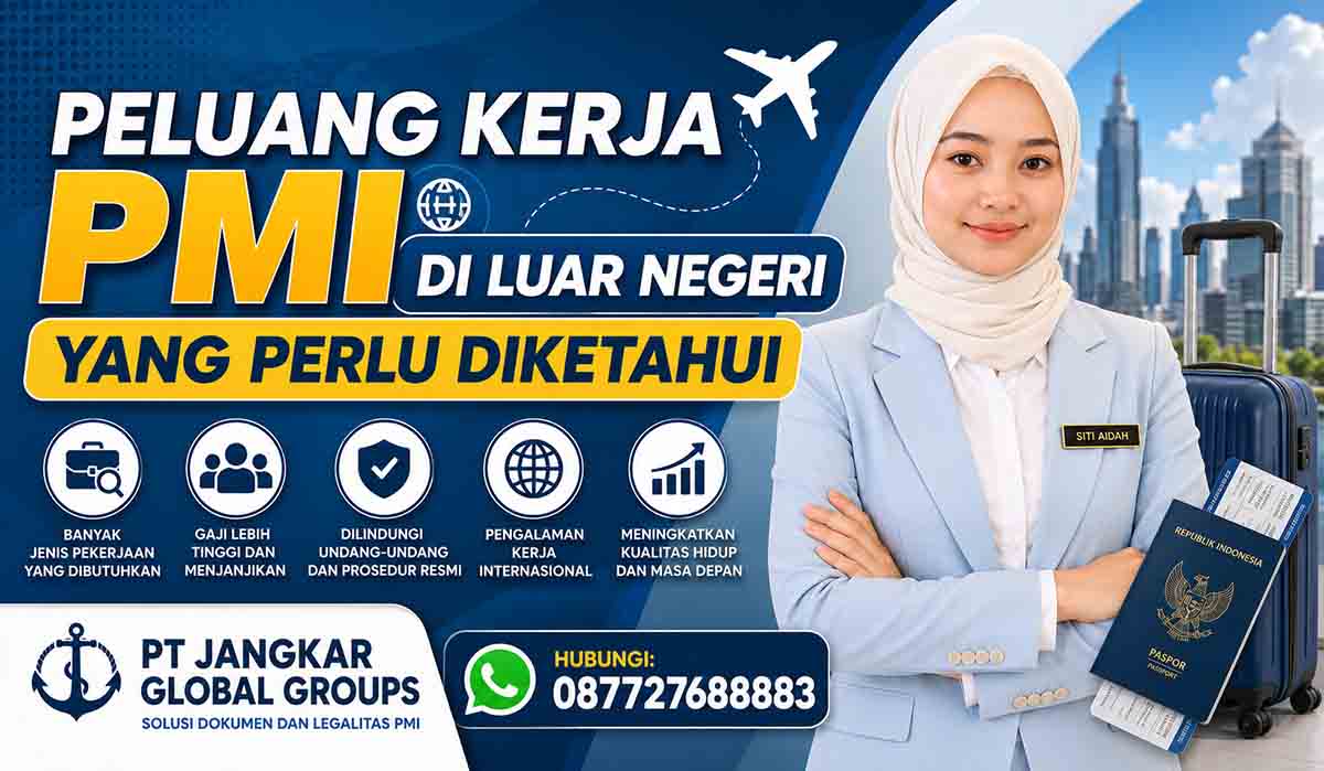 Peluang Kerja PMI di Luar Negeri yang Perlu Diketahui
