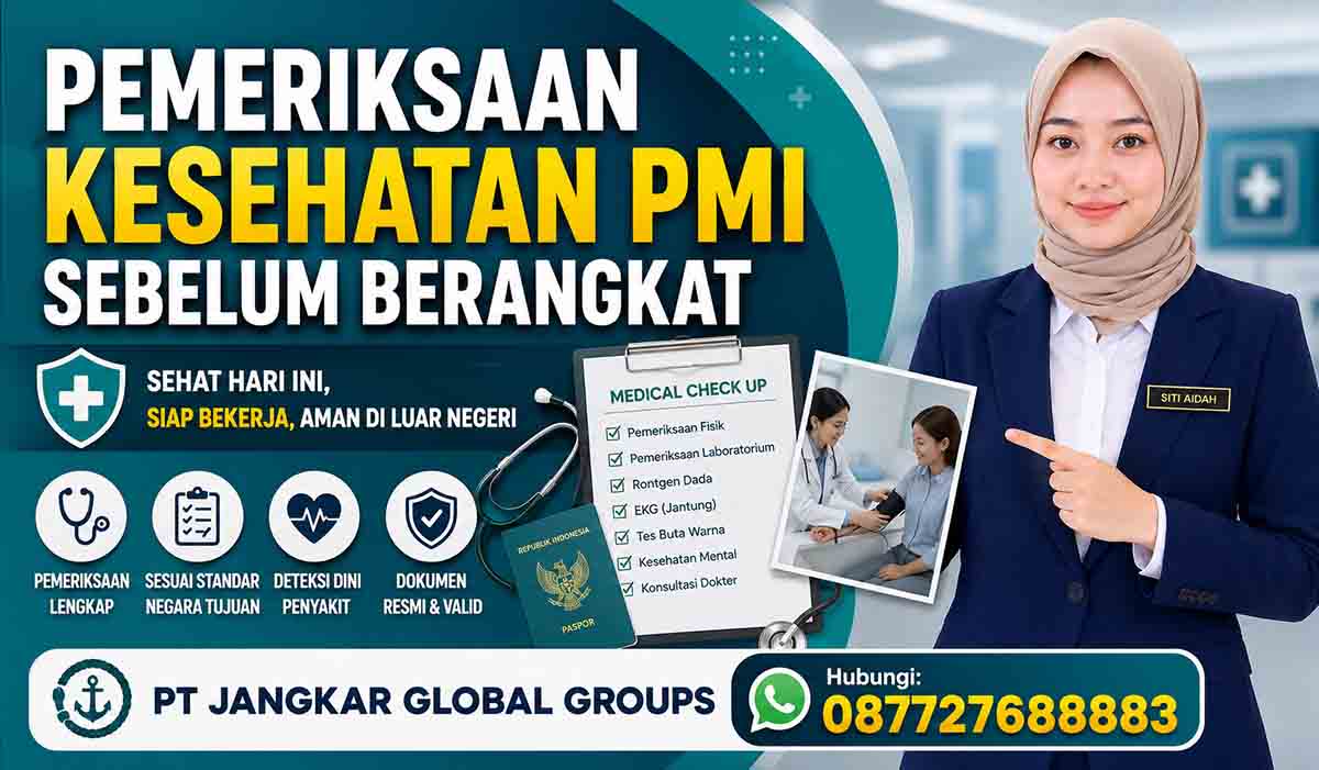Pemeriksaan Kesehatan PMI Sebelum Berangkat