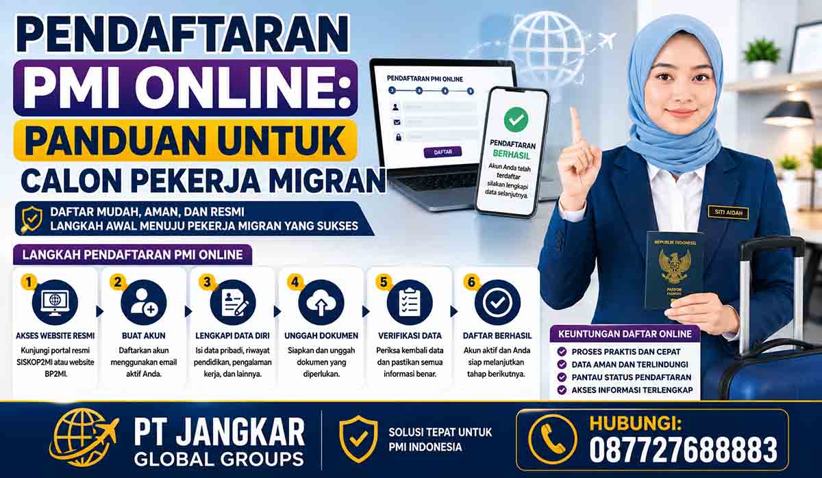 Pendaftaran PMI Online: Panduan untuk Calon Pekerja Migran