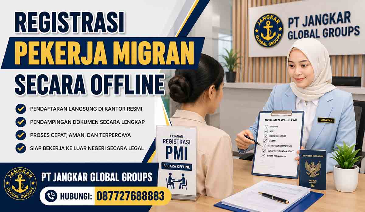 Registrasi Pekerja Migran Secara Offline