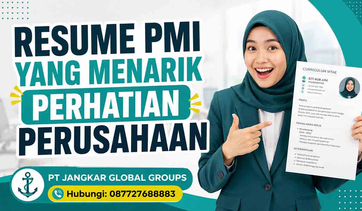 Resume PMI yang Menarik Perhatian Perusahaan