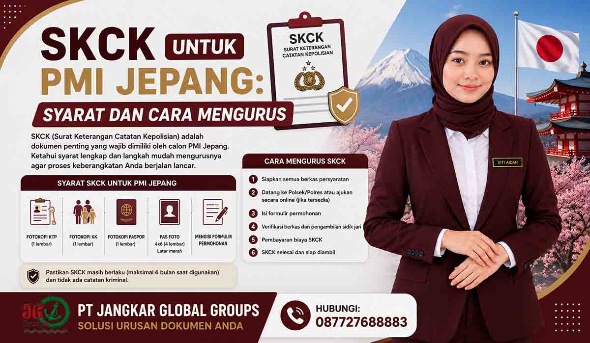 SKCK untuk PMI Jepang: Syarat dan Cara Mengurus
