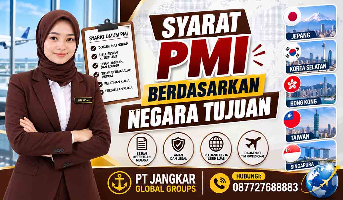 Syarat PMI Berdasarkan Negara Tujuan
