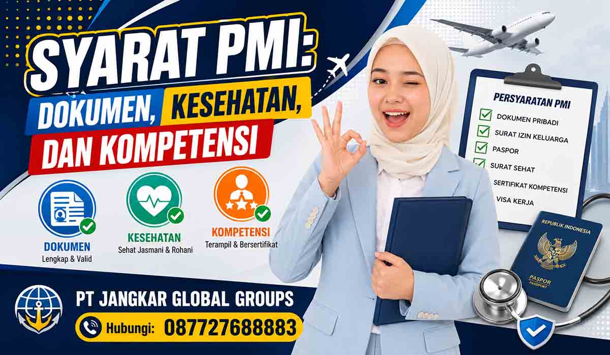 Syarat PMI Dokumen Kesehatan dan Kompetensi
