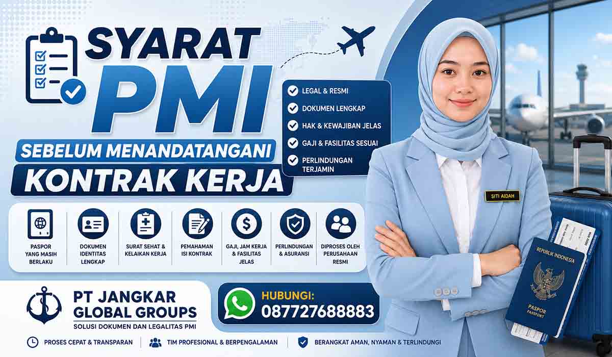 Syarat PMI Sebelum Menandatangani Kontrak Kerja