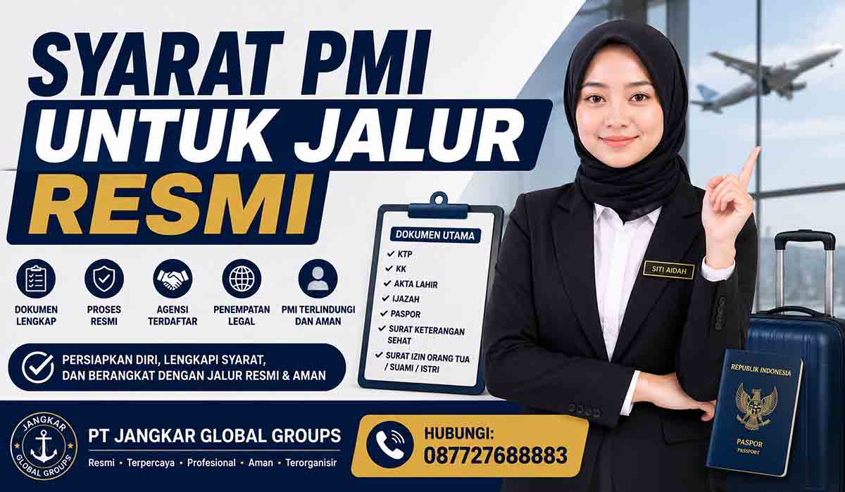 Syarat PMI untuk Jalur Resmi