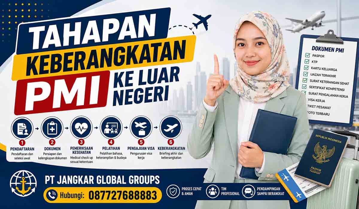 Tahapan Keberangkatan PMI ke Luar Negeri