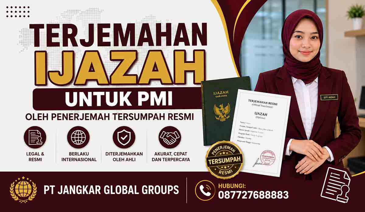Terjemahan Ijazah untuk PMI oleh Penerjemah Tersumpah Resmi