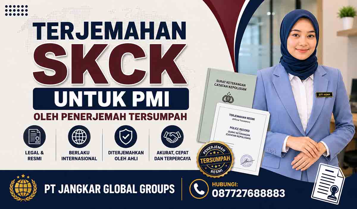 Terjemahan SKCK untuk PMI oleh Penerjemah Tersumpah