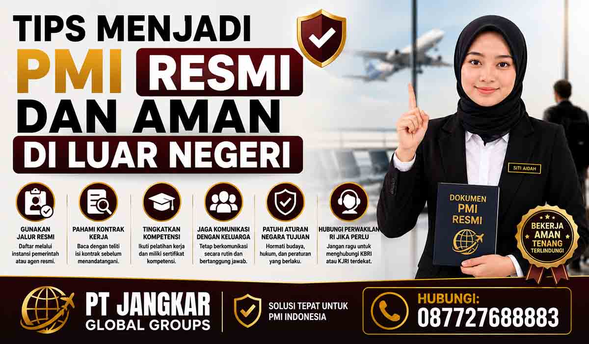 Tips Menjadi PMI Resmi dan Aman di Luar Negeri