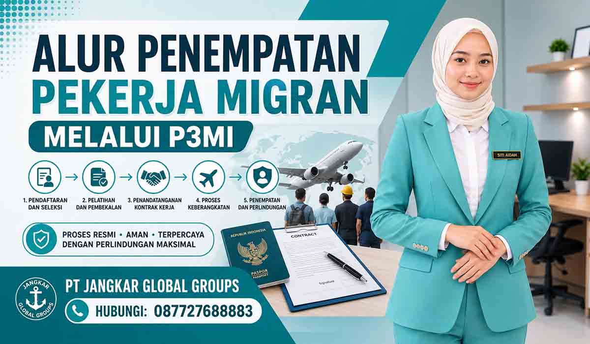 Alur Penempatan Pekerja Migran melalui P3MI