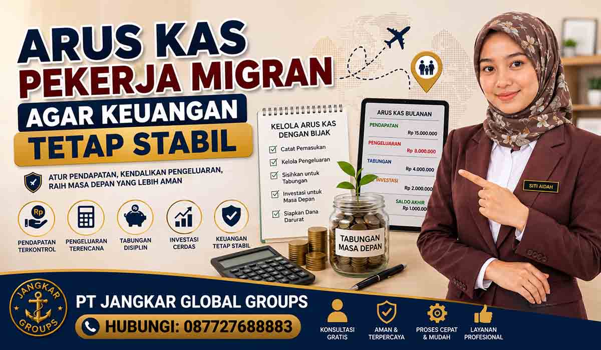 Arus Kas Pekerja Migran agar Keuangan Tetap Stabil