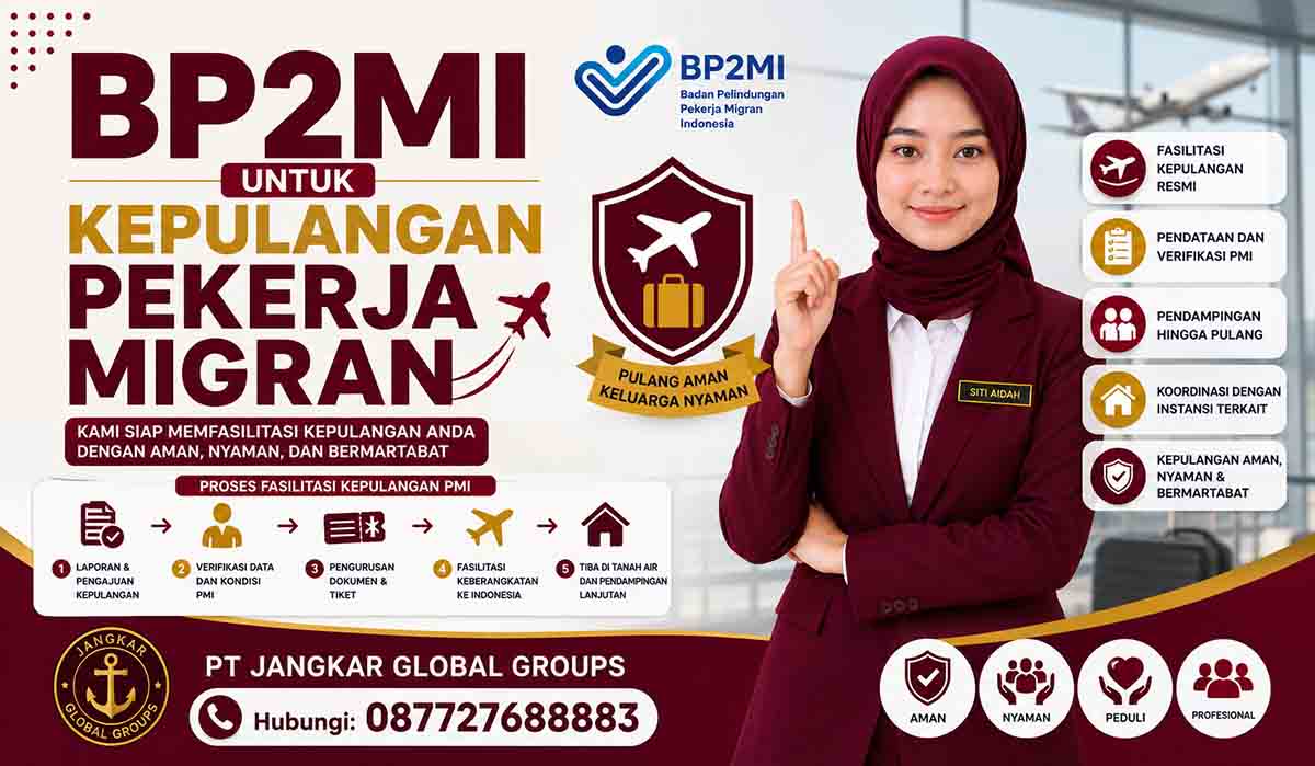 BP2MI untuk Kepulangan Pekerja Migran