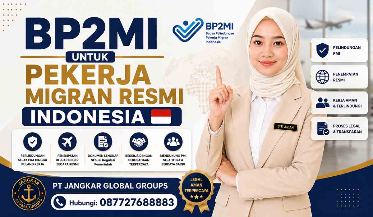 BP2MI untuk Pekerja Migran Resmi Indonesia