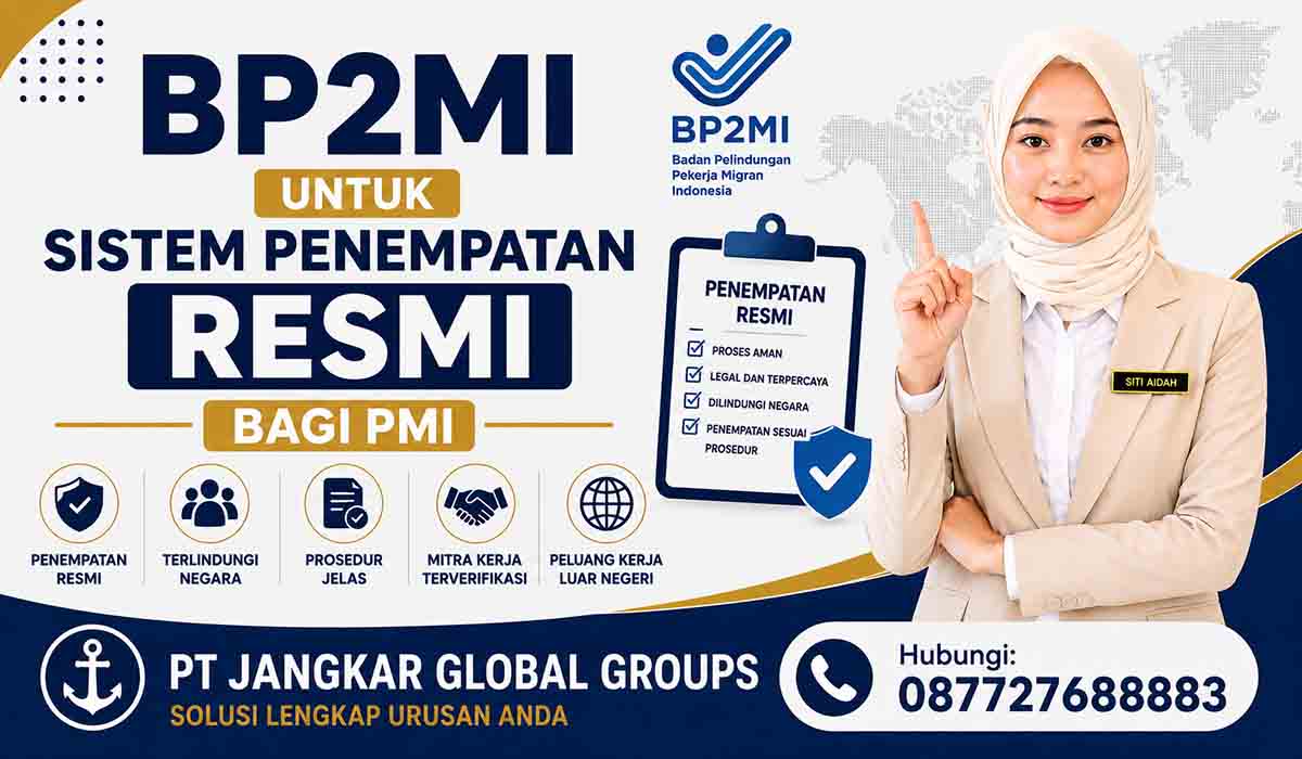 BP2MI untuk Sistem Penempatan Resmi bagi PMI