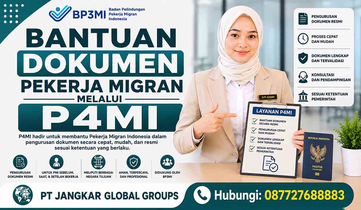 Bantuan Dokumen Pekerja Migran melalui P4MI