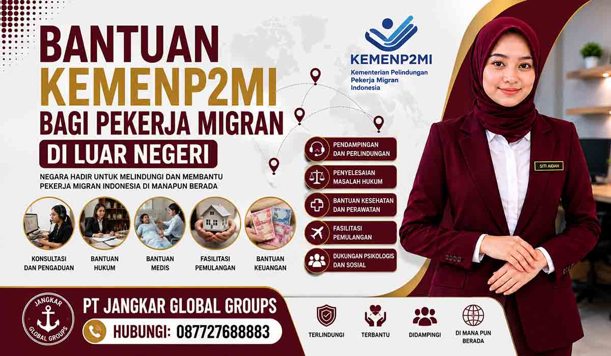 Bantuan KemenP2MI bagi Pekerja Migran di Luar Negeri