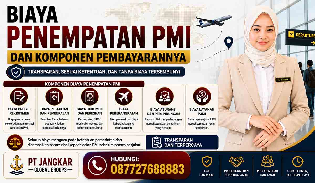 Biaya Penempatan PMI dan Komponen Pembayarannya