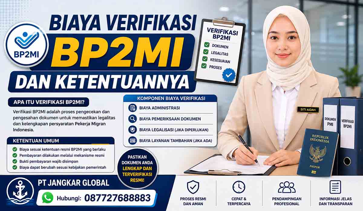 Biaya Verifikasi BP2MI dan Ketentuannya