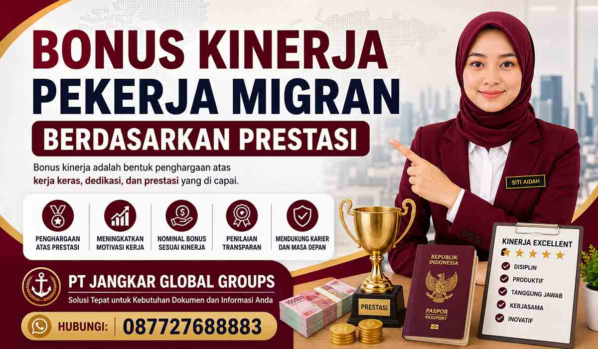 Bonus Kinerja Pekerja Migran Berdasarkan Prestasi